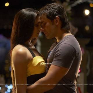 Romantic scene wallpaper