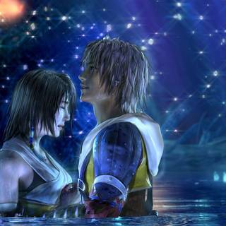 Romantic scene wallpaper