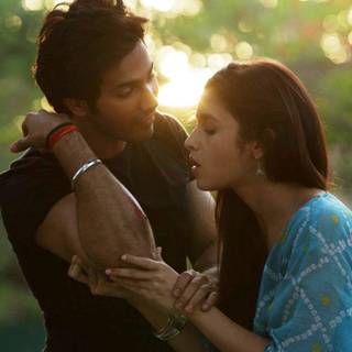 Romantic scene wallpaper