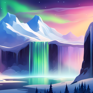 Night winter 3440x1440 wallpaper