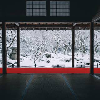 Winter Japan 4k wallpaper