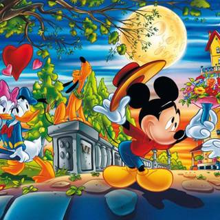 Mickey and Minnie Valentines wallpaper