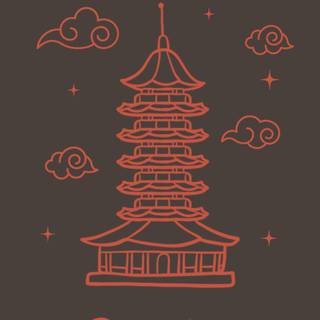 Minimal Chinese wallpaper