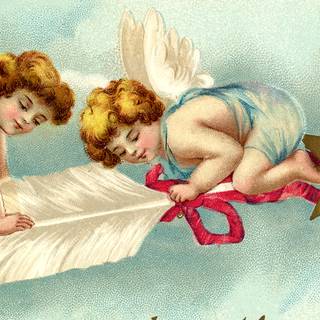 Valentine Cupid wallpaper