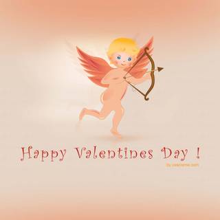 Valentine Cupid wallpaper