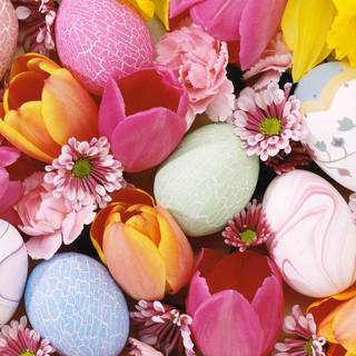 Easter pink laptop wallpaper