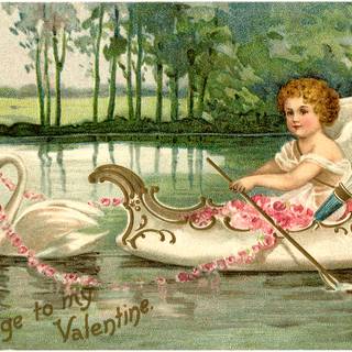 Valentine Cupid wallpaper