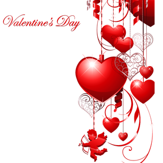 Valentine Cupid wallpaper