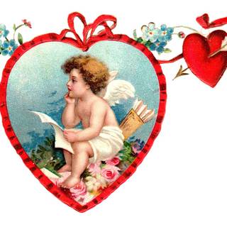 Valentine Cupid wallpaper