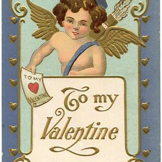 Valentine Cupid wallpaper