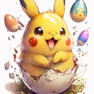 Easter Pikachu wallpaper