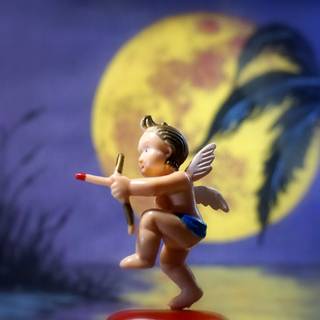 Valentine Cupid wallpaper