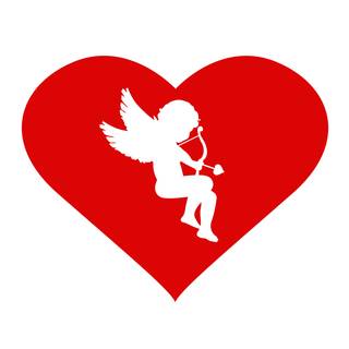 Valentine Cupid wallpaper