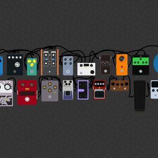Guitar pedals wallpaper