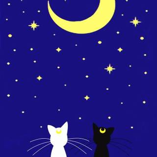 Luna and Artemis wallpaper