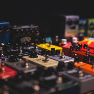 Guitar pedals wallpaper