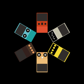 Guitar pedals wallpaper