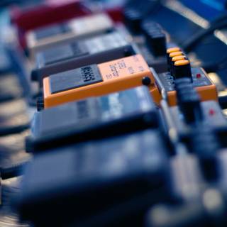 Guitar pedals wallpaper