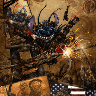 Stitch sketch wallpaper