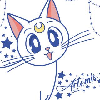 Luna and Artemis wallpaper