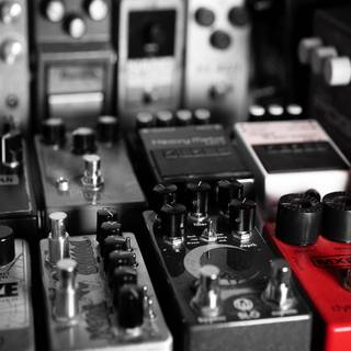 Guitar pedals wallpaper