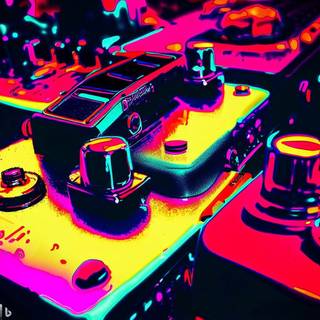 Guitar pedals wallpaper
