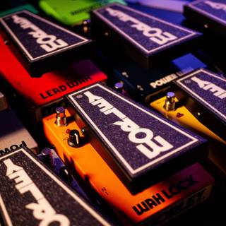 Guitar pedals wallpaper