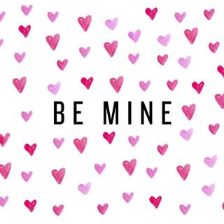 Preppy Valentines Day laptop wallpaper