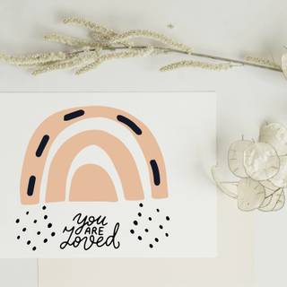 Valentines Boho wallpaper