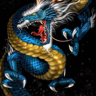 Chinese dragon Android wallpaper