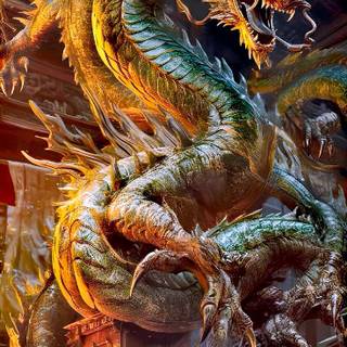 Chinese dragon Android wallpaper