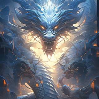 Chinese dragon Android wallpaper