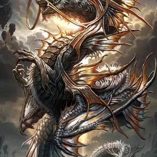 Chinese dragon Android wallpaper