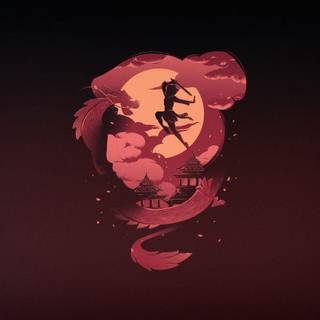 Minimalist Chinese wallpaper