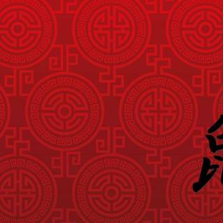 Chinese patterns wallpaper