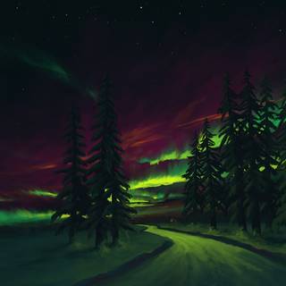 Dark 4k nature wallpaper