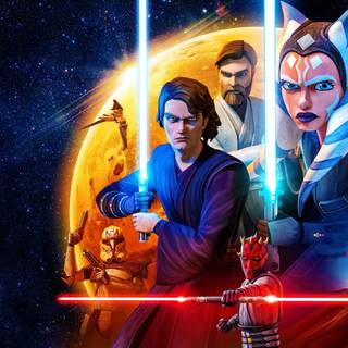 Star Wars The Clone Wars 4k wallpaper