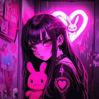 Kawaii anime girl 4k wallpaper