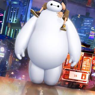 Big Hero 6 iPhone wallpaper
