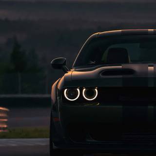 Dodge Charger Hellcat iPhone wallpaper