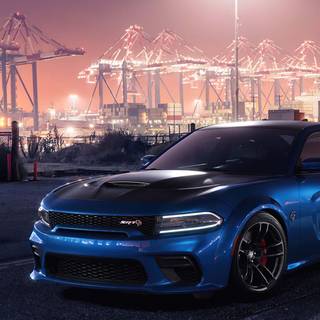 Dodge Charger Hellcat iPhone wallpaper