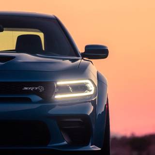 Dodge Charger Hellcat iPhone wallpaper