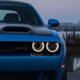Dodge Charger Hellcat iPhone wallpaper