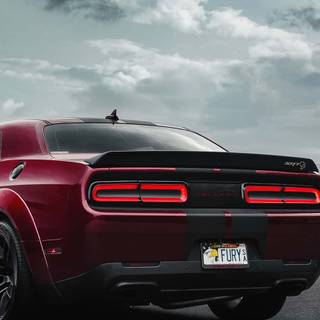 Dodge Charger Hellcat iPhone wallpaper