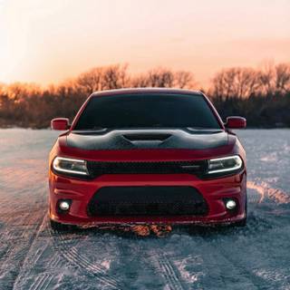 Dodge Charger Hellcat iPhone wallpaper