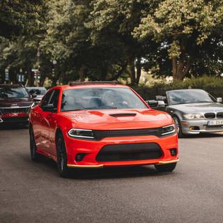 Dodge Charger Hellcat iPhone wallpaper