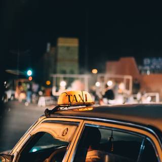 Taxi 4k wallpaper