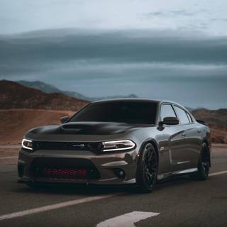 Dodge Charger Hellcat iPhone wallpaper