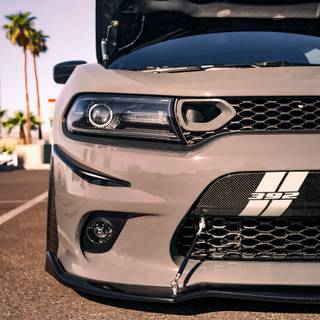 Dodge Charger Hellcat iPhone wallpaper