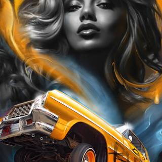 Lowrider phone wallpaper